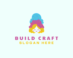 Ice Cream  Gelato Dessert logo design