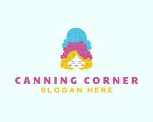 Ice Cream  Gelato Dessert logo design