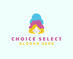 Ice Cream  Gelato Dessert logo design