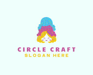 Ice Cream  Gelato Dessert logo design