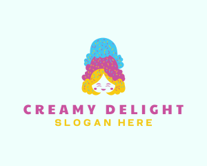 Yogurt - Ice Cream  Gelato Dessert logo design