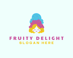 Ice Cream  Gelato Dessert logo design