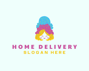 Ice Cream  Gelato Dessert logo design