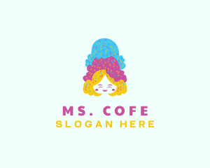 Ice Cream  Gelato Dessert logo design