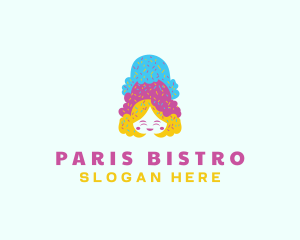 Ice Cream  Gelato Dessert logo design