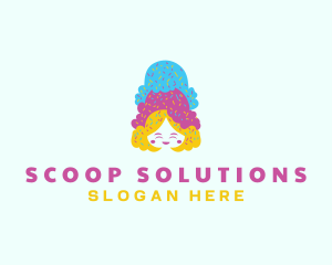 Scoop - Ice Cream  Gelato Dessert logo design