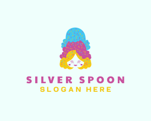 Ice Cream  Gelato Dessert logo design