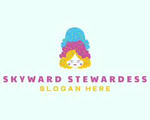 Ice Cream  Gelato Dessert logo design