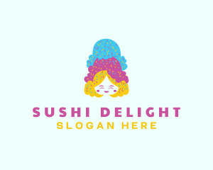 Ice Cream  Gelato Dessert logo design