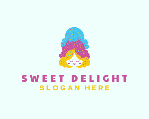 Treat - Ice Cream  Gelato Dessert logo design