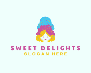 Dessert - Ice Cream  Gelato Dessert logo design