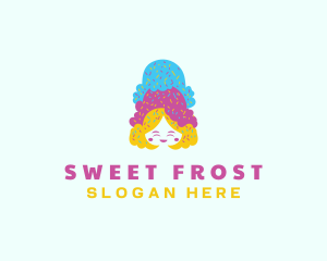 Ice Cream  Gelato Dessert logo design