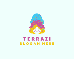 Ice Cream  Gelato Dessert logo design