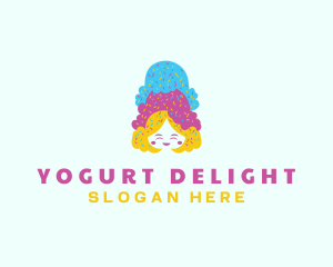 Yogurt - Ice Cream  Gelato Dessert logo design