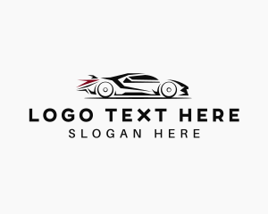 Transportation - Supercar Vehicle Race logo design