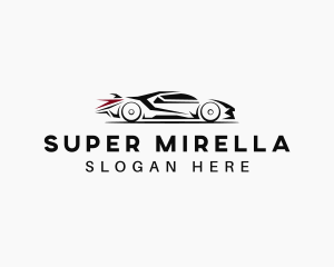 Supercar Vehicle Race Logo