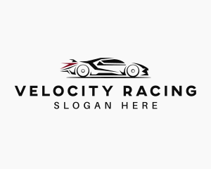 Supercar Vehicle Race logo design