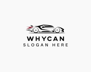 Drag Racing - Supercar Vehicle Race logo design