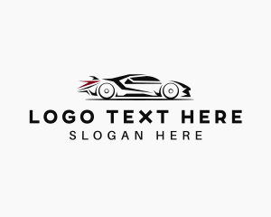 Fast - Supercar Vehicle Race logo design