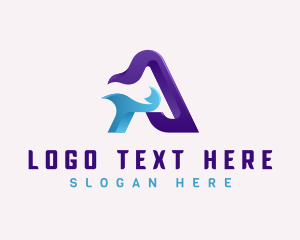 Firm - Multimedia Creative Letter A logo design