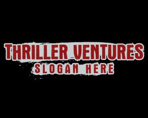 Horror Brushed Company logo design