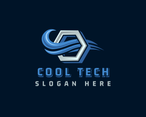 Fridge - Industrial Cooling Airconditioning logo design
