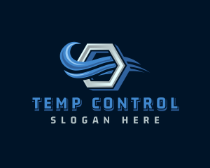 Thermostat - Industrial Cooling Airconditioning logo design