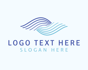 Modern - Water Technology Wave logo design