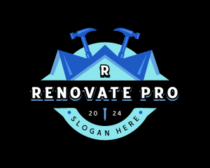 Hammer Renovation Construction logo design