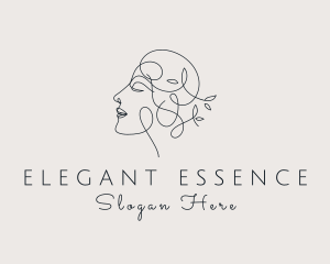 Woman - Natural Woman Face logo design