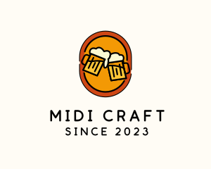 Craft Beer Pub Liquor logo design