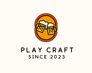 Craft Beer Pub Liquor logo design