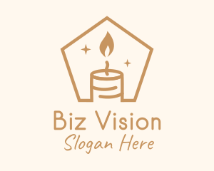 Flame Decor Candle logo design