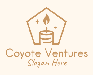 Flame Decor Candle logo design