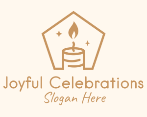 Merrymaking - Flame Decor Candle logo design