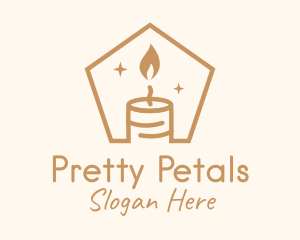 Flame Decor Candle logo design