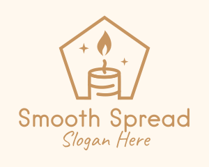 Flame Decor Candle logo design