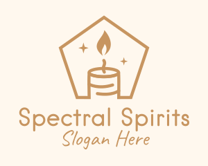 Flame Decor Candle logo design