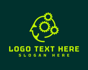 Expert - Mechanical Brain Programmer logo design