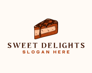 Chocolate - Chocolate Cake Dessert logo design