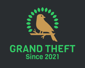 Nature Conservation - Eco Leaf Bird logo design
