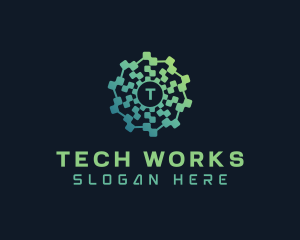 Tech Software Developer logo design