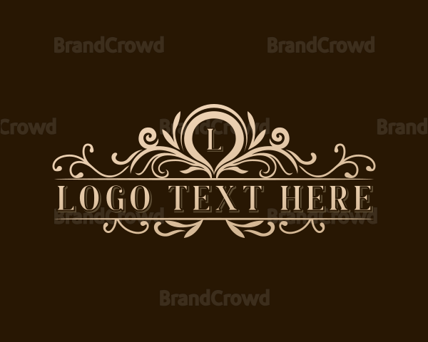 Stylish Floral Garden Logo