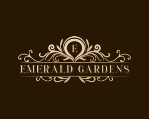 Stylish Floral Garden logo design