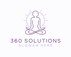 Meditate Yoga Spa logo design