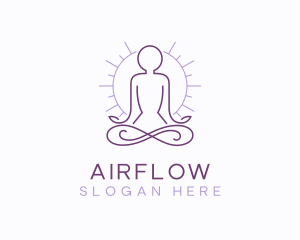 Meditate Yoga Spa logo design