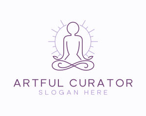 Meditate Yoga Spa logo design