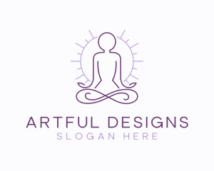 Meditate Yoga Spa logo design