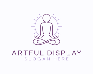 Meditate Yoga Spa logo design