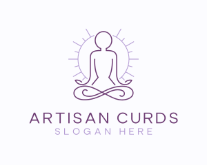 Meditate Yoga Spa logo design